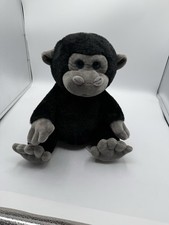 Melissa Doug Black Gray Baby Gorilla Monkey Plush Stuffed Animal