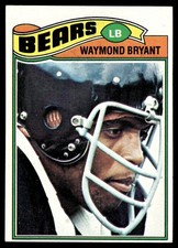 1977 Topps Waymond Bryant Rookie Chicago Bears #61