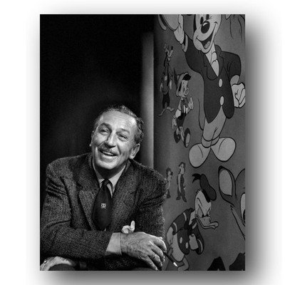 Walt Disney Photo 8x10 Portrait Close Up Studio Headshot