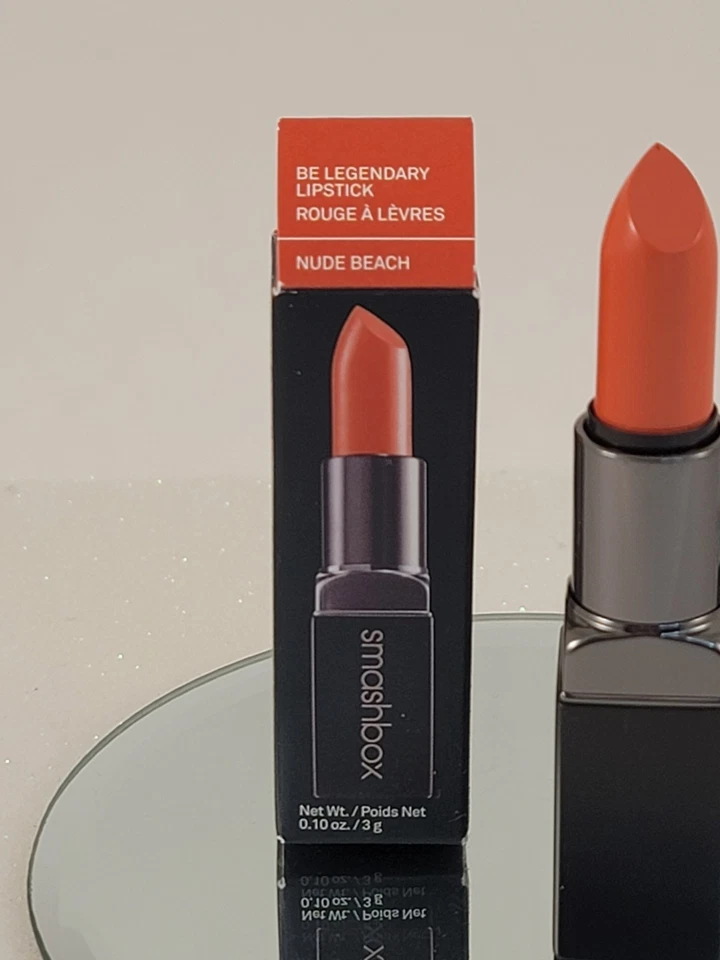Smashbox Be Legendary Lipstick NUDE BEACH 0.10 oz Full Size RARE BNIB - Image 3 of 4
