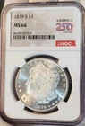* 1879 S * NGC MS66 BLAZING WHITE SUPERB EYE APPEAL MORGAN SILVER DOLLAR #010