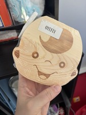 OYFLY Wooden Baby Tooth Keepsake Box with Birth Profile, Beige