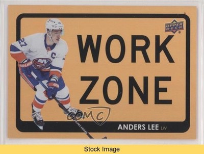 2021-22 Upper Deck Series 1 Work Zone Anders Lee #WZ-30 READ 0ih9