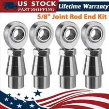 5/8'' Heim Joints Rod End Suspension Kit, 750'' Chromoly Left &Right Hand Thread