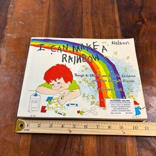 I Can Make a Rainbow Marjorie Frank Vintage 1976 Childrens Activity Craft Book