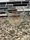 Vintage Pyrex Measuring Cup 508  1 Cup 8oz Red Lettering Closed D Handle