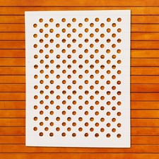 Reusable Plastic Stencil Template for Circles  Polka Dots - StencilAir