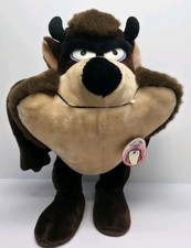 Tasmanian Devil Taz 18  Plush 1990 24K Special Effects Warner 1638 With Tag