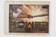 2017 Topps Stadium Club Power Zone Adrian Beltre- Texas Rangers #PZ-AB Black /99