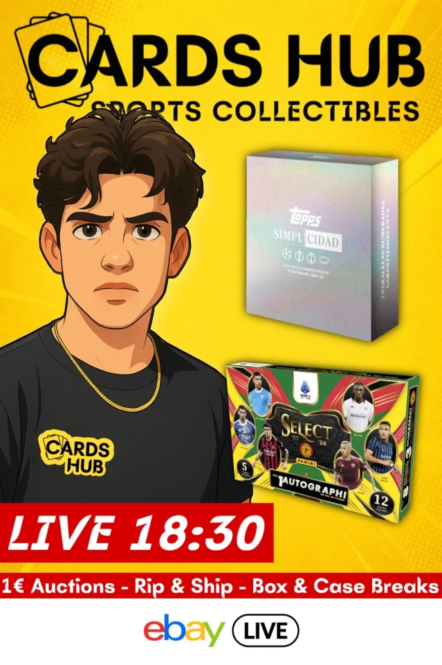 1€ START BOX BREAKS! 25/26 Topps UCC Simplicidad + 25/26 Select Serie A