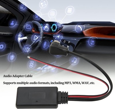 Durable Tangle-Free Flexible Premium Noise-Reduction Hi-Fi Bluetooth Audio Cable