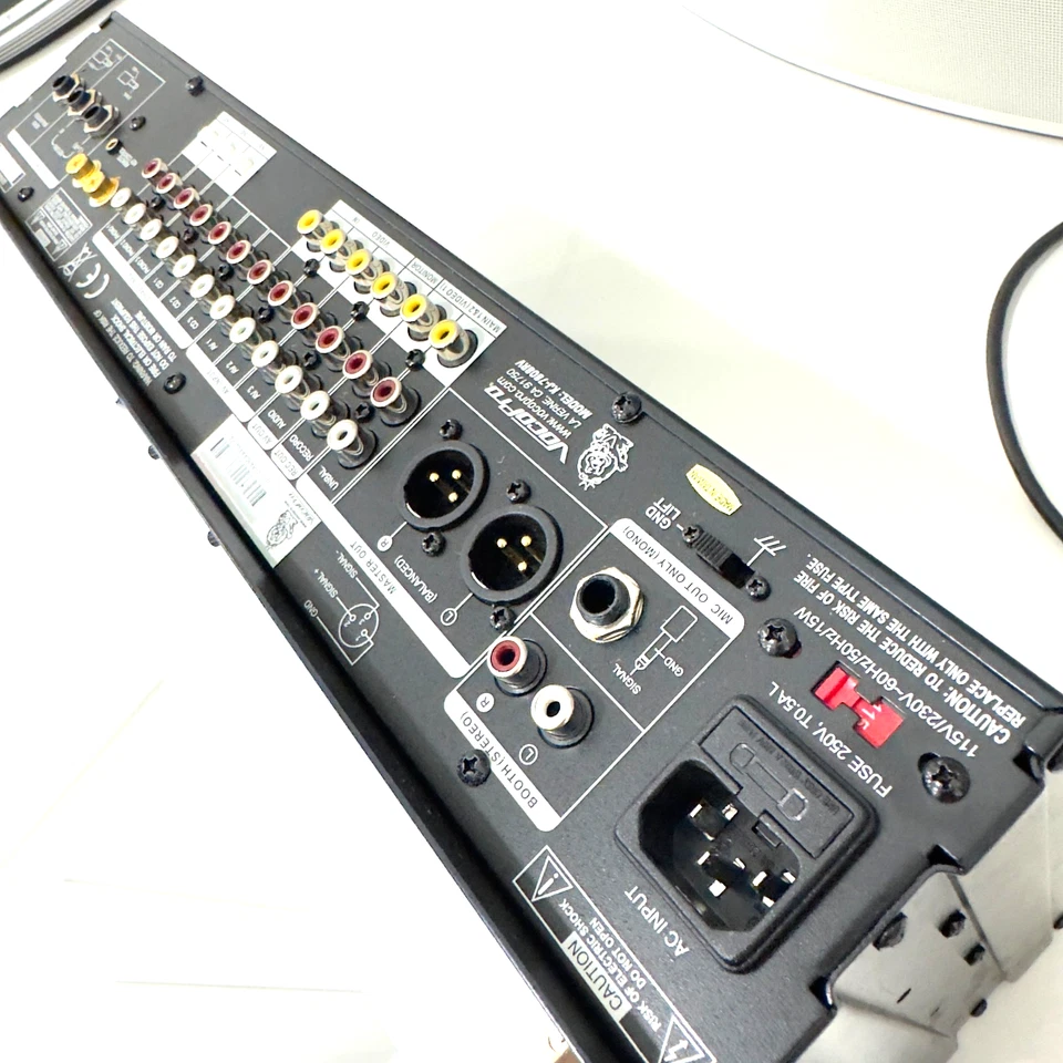 VocoPro KJ-7808 RV Professional KJ/DJ/VJ Mixer f DSP Mic Effect, Digital Key +++ - Image 3 of 3