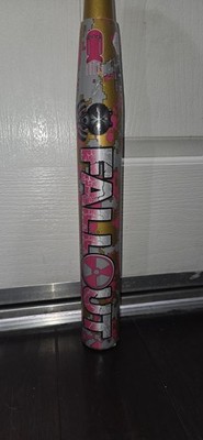 RARE Monsta GOLD Pink Fallout (TORCH) M2 Stiff Handle 25oz. ASA/USA Softball Bat