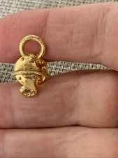 Goldtone Pacifier Lapel Pin Tie Tack Binky