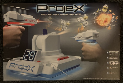 Projex projecting arcade games 5 built in games and two blasters  