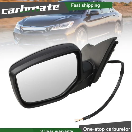 3Pin Side LH Left Driver For 2013-2016 Honda Accord 4DR Sedan Mirror Power Fold