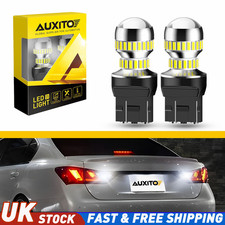 2x AUXITO 7443 7440 T20 LED Bulbs Xenon White 580 W21W Reverse DRL Tail Lamp UK