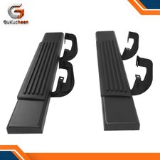 For 2007-19 Silverado Sierra Standard Cab 2dr 6 Running Board Side Steps Black