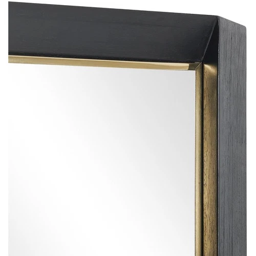 Uttermost 08303 Stenton 76 X 28 inch Black and Gold Mirror - Picture 3 of 6