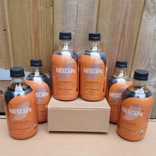 6 x 500ml Nescafé Iced Caramel Coffee Espresso Concentrated . easy ice coffees