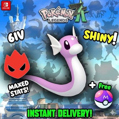 Pokemon Za Lvl 5 Adamant SHINY ALPHA 6IV Dratini Competitive Set Battle Ready Sw