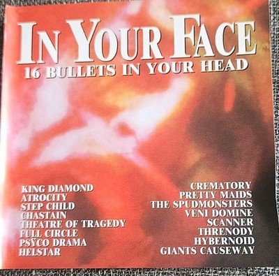 In your Face Various CD - Sampler - 16 Tracks - Pretty Maids Crematory neu 1995