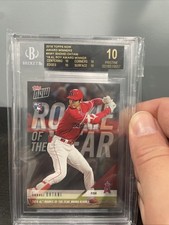 2018 TOPPS NOW MLB AWARD WINNERS SHOHEI OHTANI RC - BGS BLACK LABEL  10- POP 4!