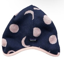 Patagonia Baby Girl Reversible Winter Hat Size 12 Months