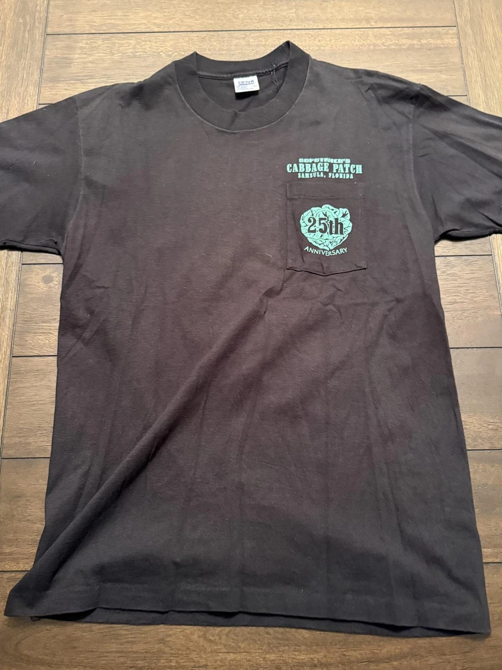 Винтажная мужская футболка с капустной нашивкой большая 25-я годовщина велосипедная неделя 1994 Eagle 90-е - Изображение 3 из 4