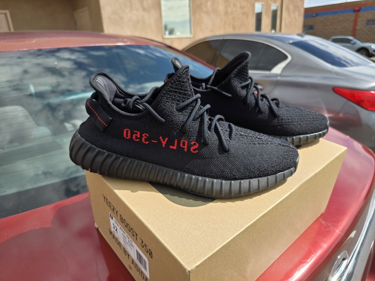 adidas Yeezy Boost 350 V2 Size 12M Black Red Bred 2017/2020 CP9652 | eBay