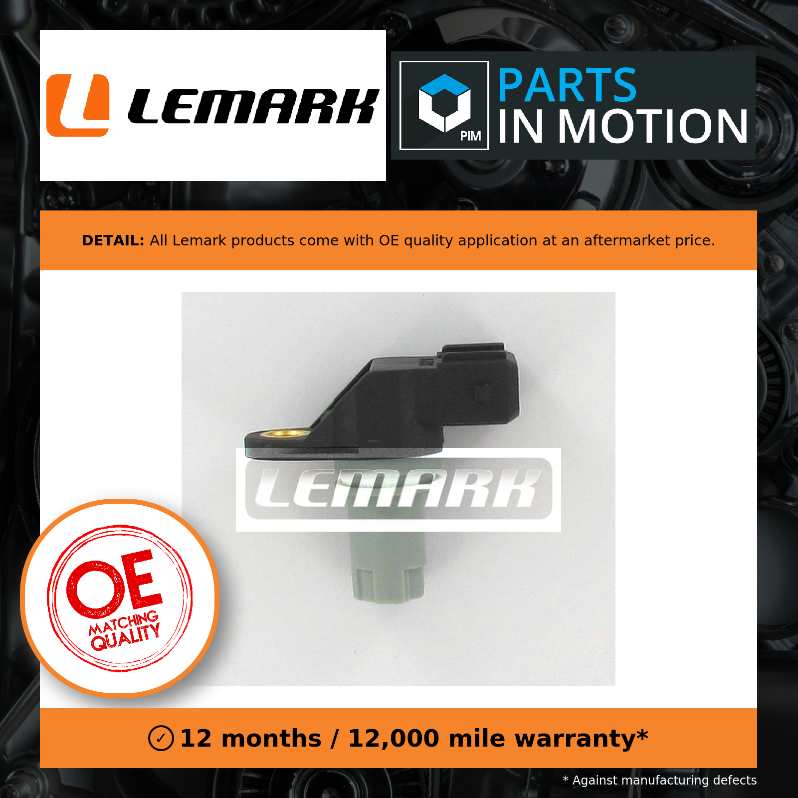 Camshaft Position Sensor fits RENAULT LAGUNA Mk1, Mk2 1.9D 2.2D 99 to 07 Lemark - Image 28