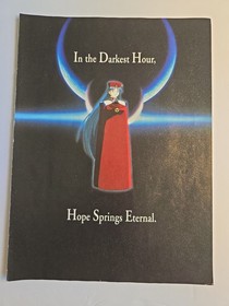 VINTAGE 1995 LUNAR ETERNAL BLUE 2-Piece Ad Set - Sega CD - Working Designs, RARE