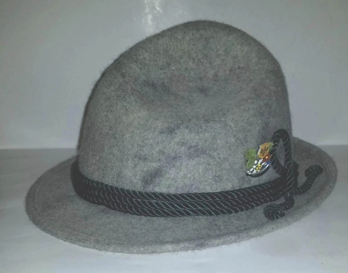Stetson vintage union made gentlemans Tyrolean hat, Alpine style hat. Ear flaps Tyrolean Hat In Men main image 3