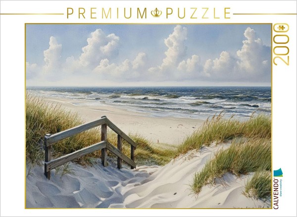 Calvendo Puzzle Path To The Sea | 2000 Pieces, Finished Size 35.4 × 26.4 In (90-image