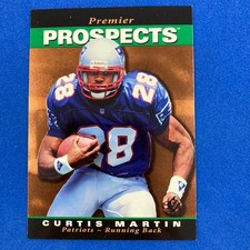 Curtis Martin 1995 SP Rookie Card #18 NFL New England Patriots. rookie card picture