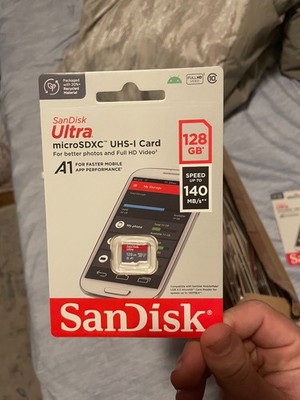 Sandisk Ultra 128GB Class 10 microSDXC Memory Card - SDSQUAB-128G-GN6MN