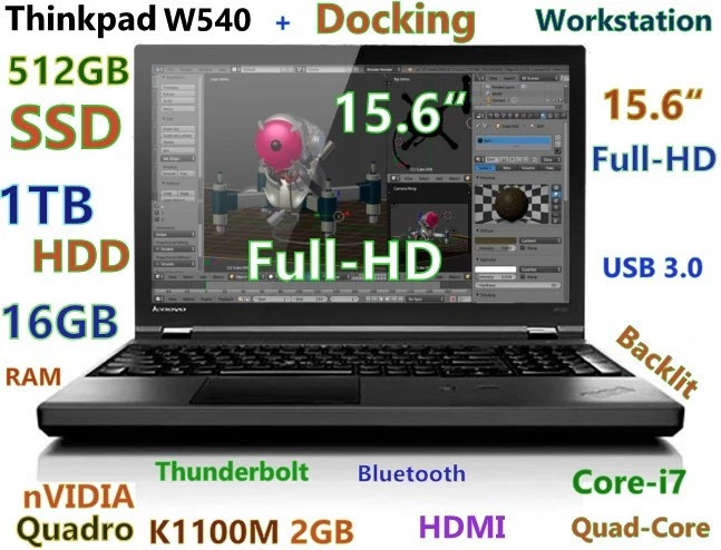 Lenovo ThinkPad W540 PC Laptops & Notebooks for Sale | Shop New