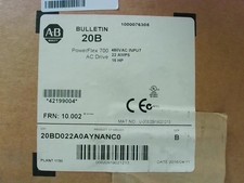 Allen Bradley 20BD022A0AYNANC0 15HP PowerFlex 700 Servo Drive 480VAC Input 22A 1