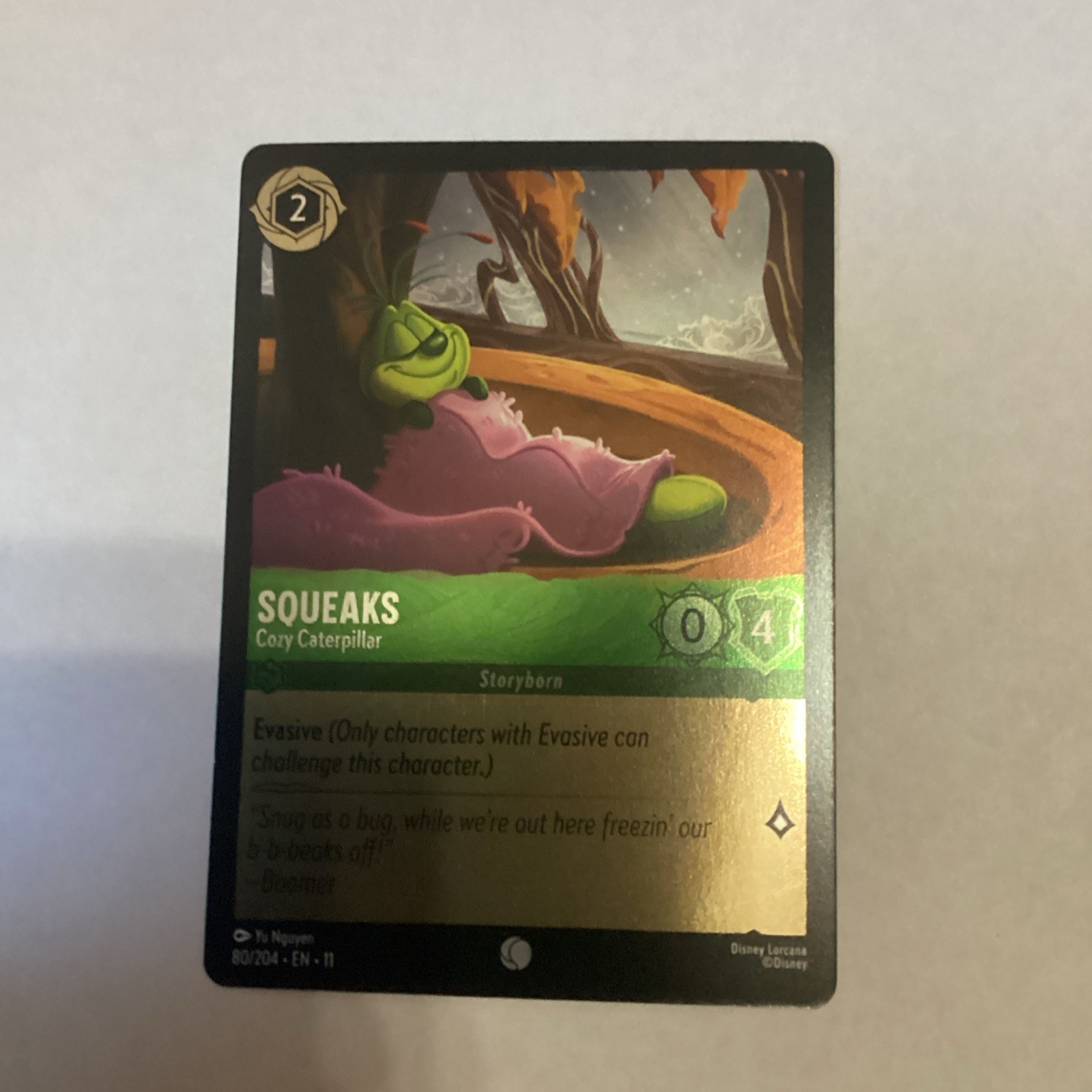 Squeaks - Cozy Caterpillar 80/204 Winterspell Cold Foil