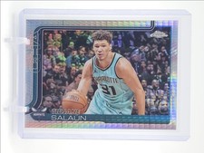 TIDJANE SALAUN 2025-26 TOPPS CHROME PRISM REFRACTOR HORNETS Q2754