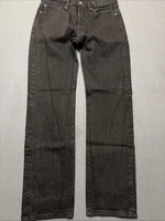 Levi’s 501 Original Fit Mens 32x32 Black Jeans Button Fly Denim