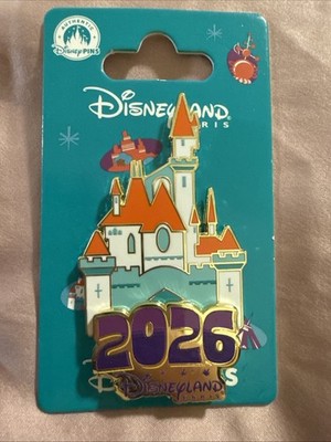 PARIS DISNEY CASTLE Pin - Disneyland DLP DLRP Dated 2026 NEW | eBay