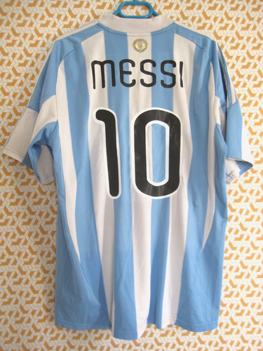 Maillot Argentine Copa America 2011 Messi #10 Adidas Soccer vintage Jersey - XL - Bild 3 von 10