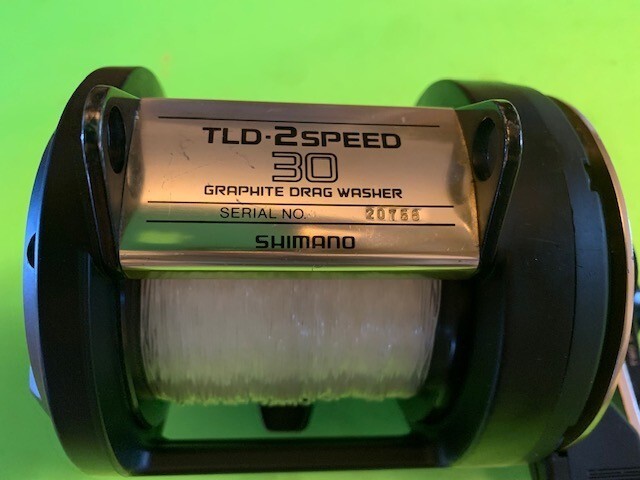 SHIMANO TLD30 2-SPEED FISHING REEL WITH BOX INSTRUCTION MANUAL