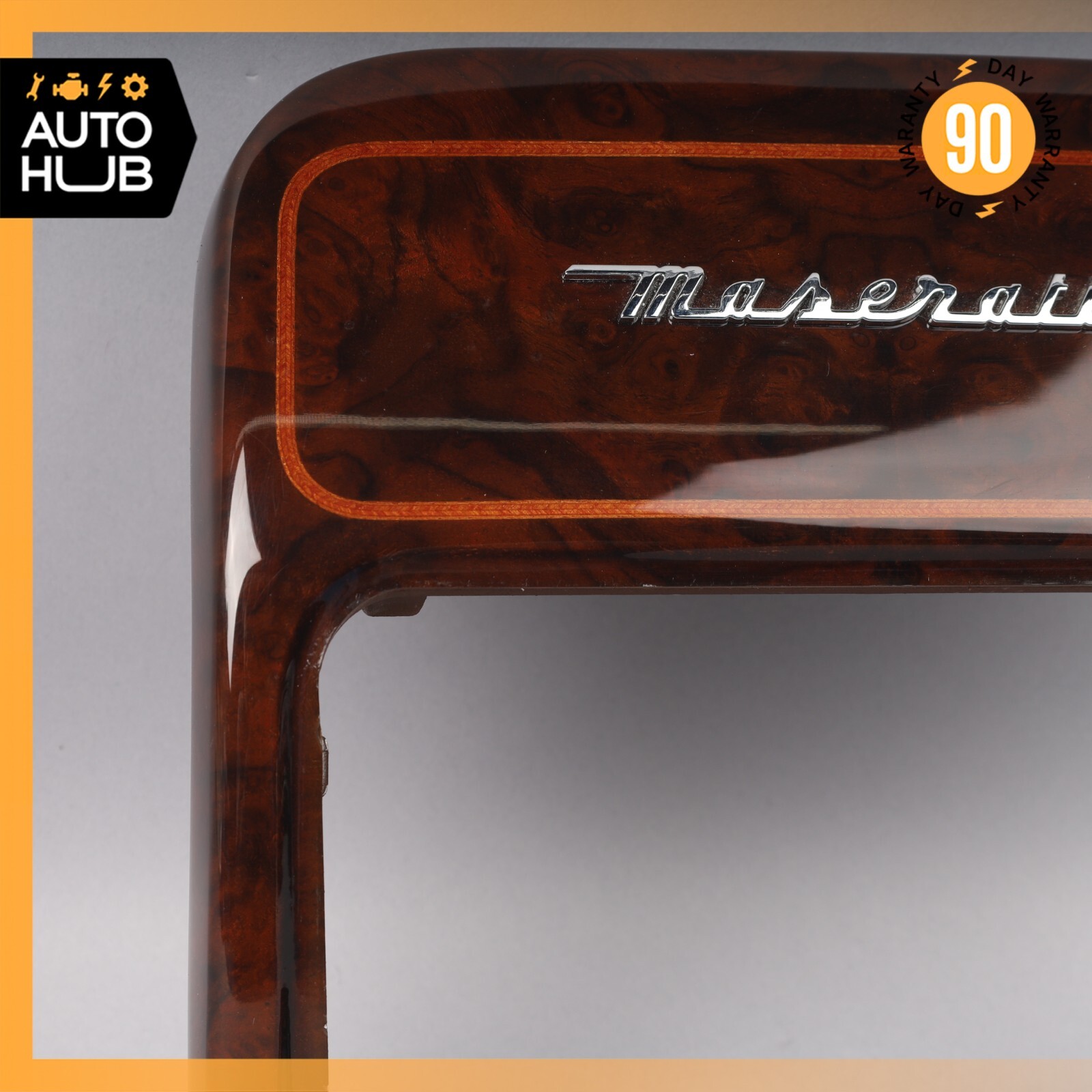 Maserati Quattroporte S M139 Center Console Rear AC Control Trim Bezel Wood OEM