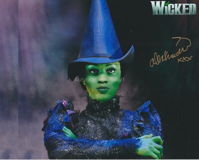 Alexia Khadime HAND SIGNED 8x10 Foto Autogramm, Wicked The Musical Elphaba (C)