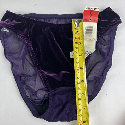 Vintage Warner's Velvet Beware Panties Small Sheer Butt