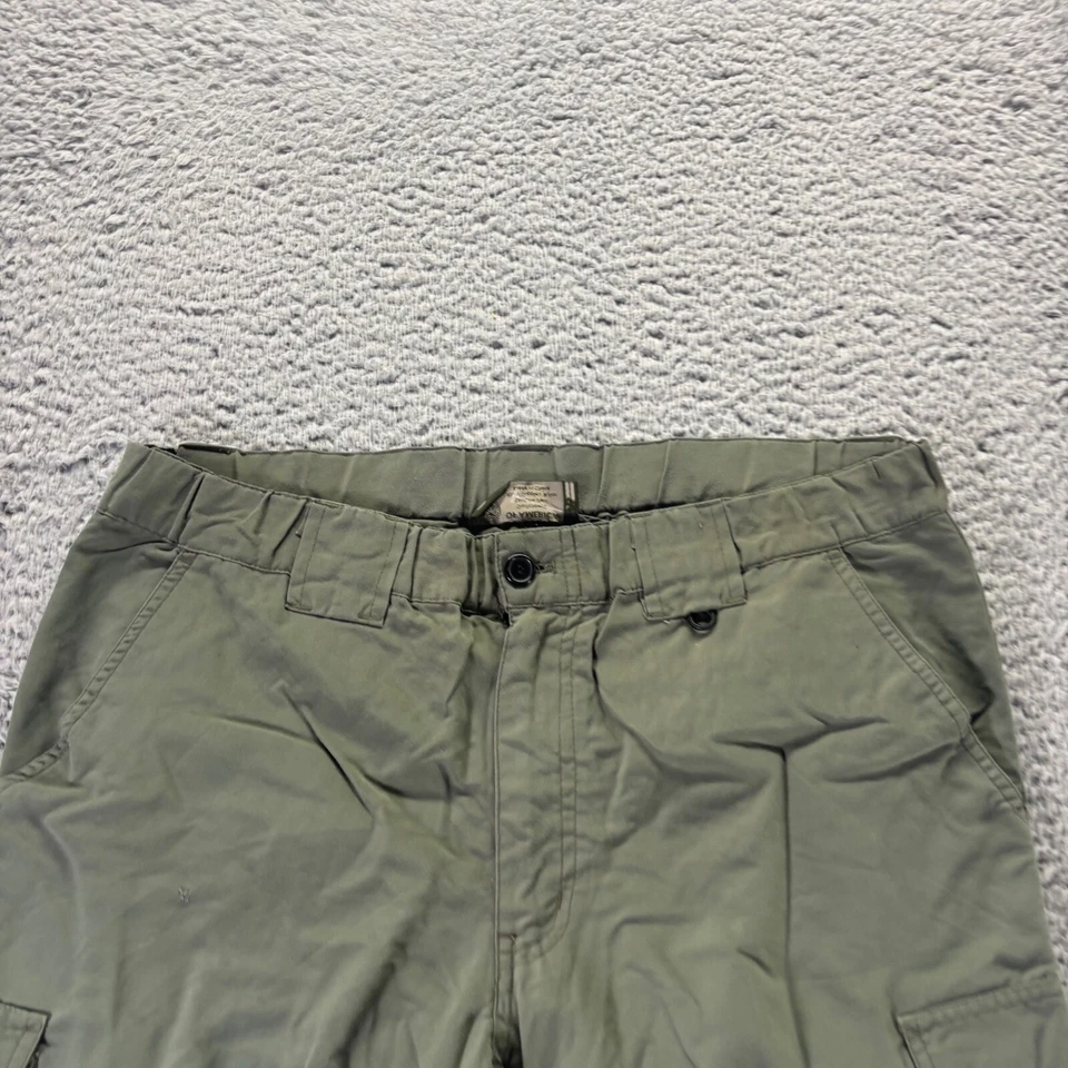Boy Scouts Of America Shorts Mens Small Green Supplex Nylon Cargo 10 Inch Inseam - Image 2 of 4