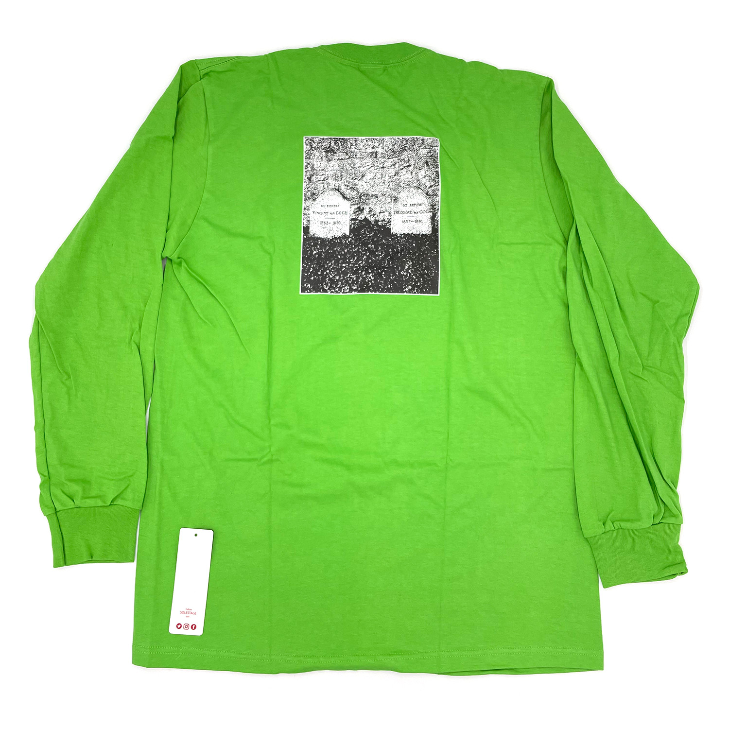 Футболка Supreme The Real Sh1t LS Зеленая SS19T18 Мужская Размер M 22890₽