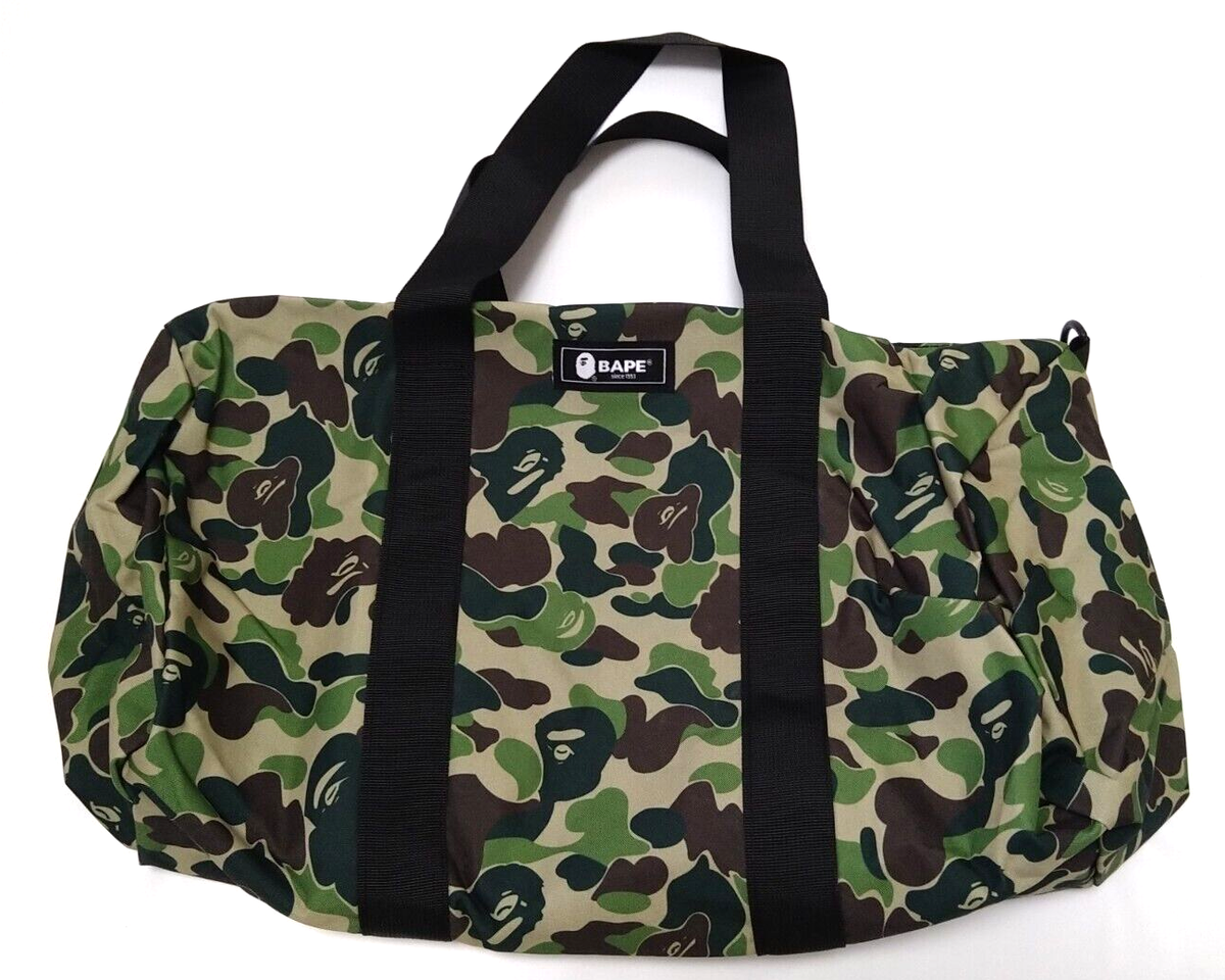 【A・BATHING APE】ABC CAMO BOSTON BAG A Bathing Ape Boston Big Duffle Bag 2020 Spring collection